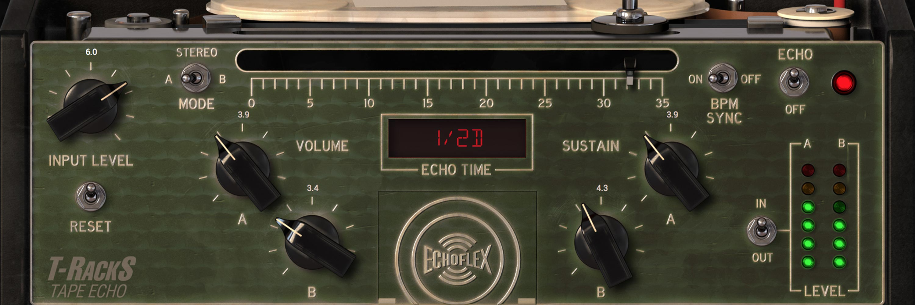 IK Multimedia T-RackS       Tape            Echo